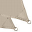 Voile d'ombrage triangle GoodHome peyote 300 cm