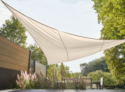 Voile d'ombrage triangle GoodHome peyote 500 cm