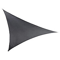 Voile d'ombrage triangle Morel ardoise 500 cm