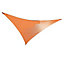 Voile d'ombrage triangle Morel terracotta 360 cm