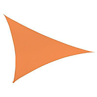 Voile d'ombrage triangle Morel terracotta 500 cm