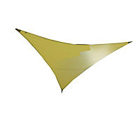 Voile d'ombrage triangle Morel vert anis 360 cm