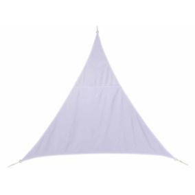 Voile d'ombrage triangulaire 2 x 2 x 2 m Curacao - Blanc - Hespéride