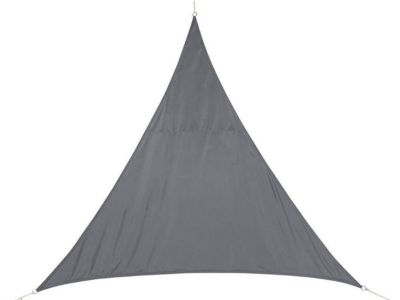 Voile d'ombrage triangulaire 2 x 2 x 2 m Curacao - Gris - Hespéride