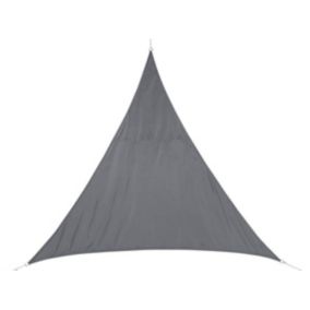 Voile d'ombrage triangulaire 2 x 2 x 2 m Curacao - Gris - Hespéride