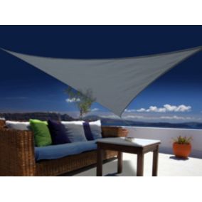 Voile d'ombrage triangulaire 5 x 5 x 5 m - Austral - Ardoise - Jardiline