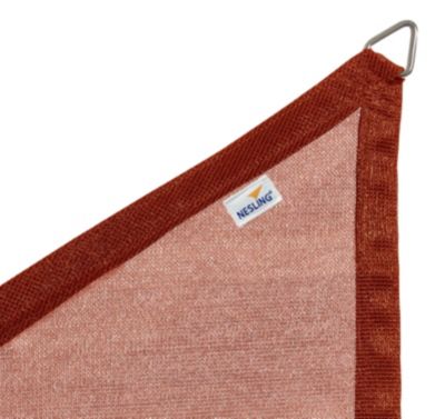 Voile d'ombrage triangulaire 500 x 500 x 500 cm - Terracotta - Nesling