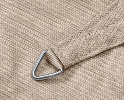 Voile d'ombrage triangulaire 710 x 500 x 500 cm - Grège - Nesling