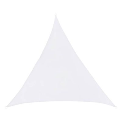 Voile d'ombrage triangulaire Curacao Blanc - Hespéride