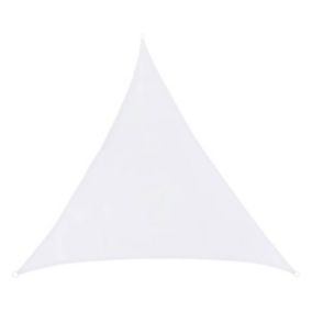 Voile d'ombrage triangulaire Curacao Blanc - Hespéride