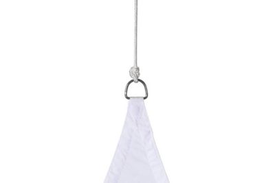 Voile d'ombrage triangulaire Curacao Blanc - Hespéride