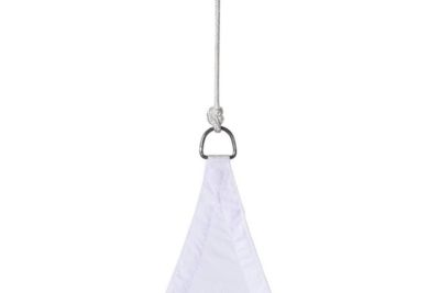 Voile d'ombrage triangulaire Curacao Blanc - Hespéride