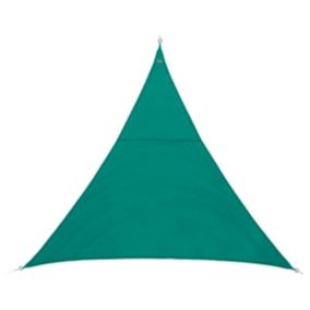 Voile d'ombrage triangulaire Curacao Émeraude - Hespéride