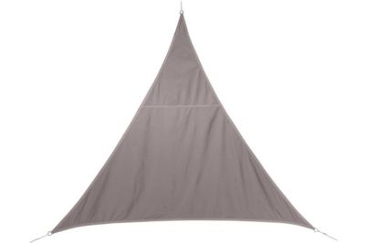 Voile d'ombrage triangulaire Curacao Taupe - Hespéride
