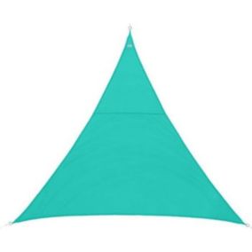 Voile d'ombrage triangulaire - HESPERIDE - Curacao - Vert - 2 x 2 x 2 m - 180 g/m²