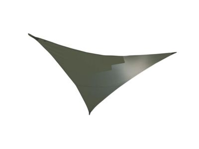 Voile d'ombrage triangulaire SERENITY - 5 x 5 x 5 m - Kaki  - Jardiline