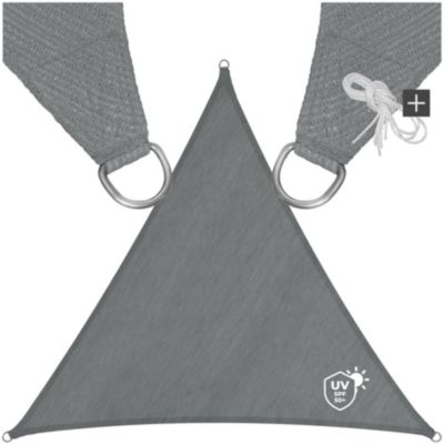 Voile d'ombrage triangulaire Triangulaire avec une protection UV 50+