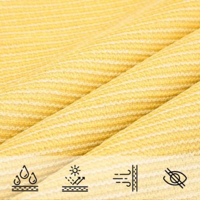 Voile d'ombrage - vidaXL - Beige - 2x3,5 m - Protection UV - Perméable à l'eau