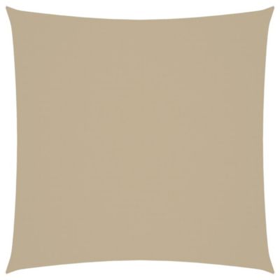 Voile de parasol tissu oxford carré 2,5x2,5 m beige vidaXL