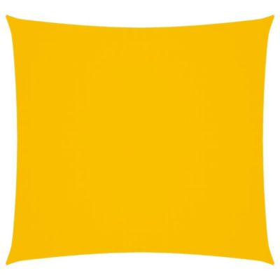 Voile de parasol tissu oxford carré 2,5x2,5 m jaune vidaXL