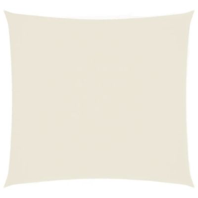 Voile de parasol tissu oxford carré 4,5x4,5 m crème vidaXL