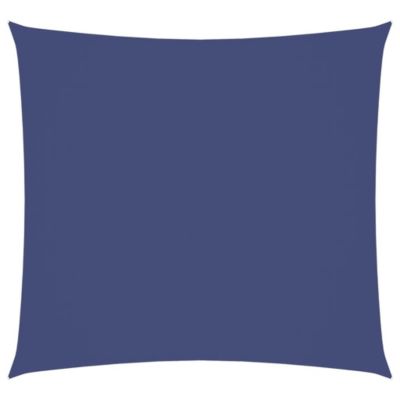 Voile de parasol tissu oxford carré 4x4 m bleu vidaXL