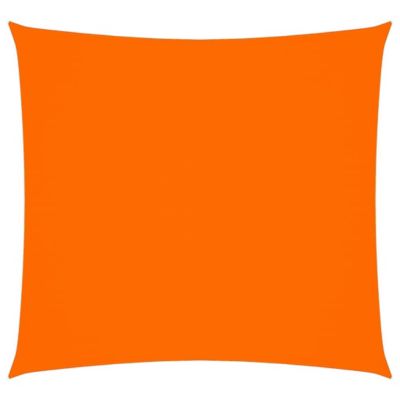 Voile de parasol tissu oxford carré 6x6 m orange vidaXL