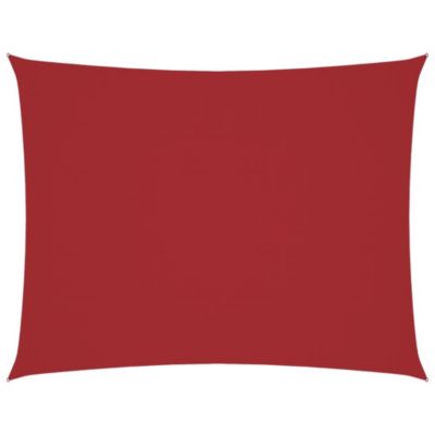 Voile de parasol tissu oxford rectangulaire 2,5x3,5 m rouge vidaXL