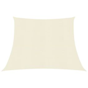 Voile toile d'ombrage parasol 160 gpar mètre carré crème Helloshop26