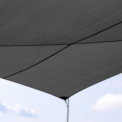 Voiles d'ombrage Ajourées Rectangulaire 3 X 5 Graphite,  EZ Breez
