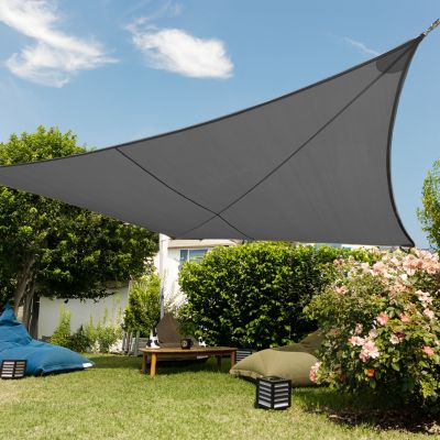 Voiles d'ombrage Ajourées Rectangulaire 4 X 6 Graphite,  EZ Breez
