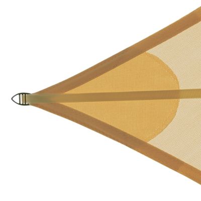 Voiles d'ombrage Ajourées Triangulaire 4X4X4 Beige,  EZ Breez