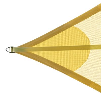 Voiles d'ombrage Ajourées Triangulaire 5X5X5 Ivory,  EZ Breez