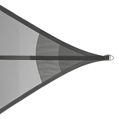 Voiles d'ombrage Imperméables Carré 5 X 5 Graphite,  EZ Breez