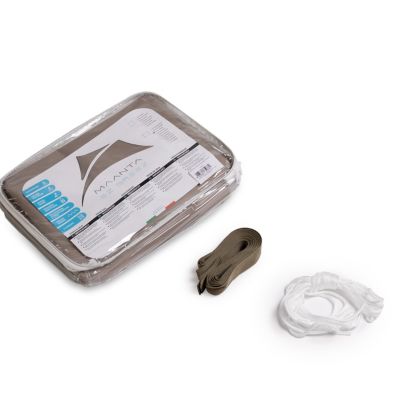 Voiles d'ombrage Imperméables Rectangulaire 3.5 X 5.5 Taupe,  EZ Breez