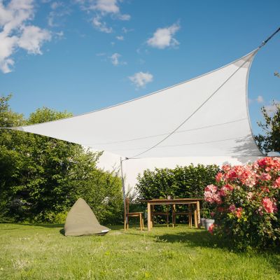 Voiles d'ombrage Imperméables Rectangulaire 3 X 2 White,  EZ Breez