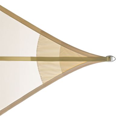 Voiles d'ombrage Imperméables Triangulaire 4X4X4 Beige,  EZ Breez