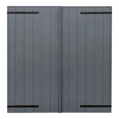 Volet battant aluminium anthracite Fortia l.120 x H.125 cm 2 vantaux — free download