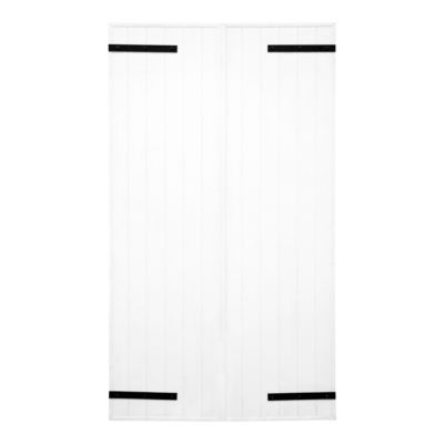 Volet battant aluminium blanc Fortia - l.120 x H.145 cm - 2 vantaux