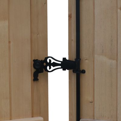 Volet battant bois naturel 80 x 95 cm, 1 vantail, Fortia