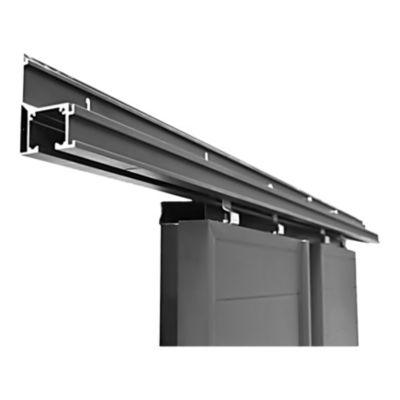 Volet coulissant aluminium anthracite Fortia - l.90 x H.135 cm - 2 vantaux