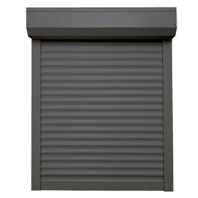 Volet roulant alu motorisé filaire gris 150 x h.220cm Protecta