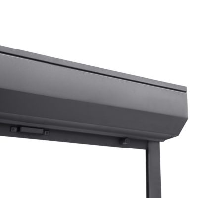 Volet roulant aluminium anthracite - ouverture manuelle - Fortia - l.100 x H.220 cm