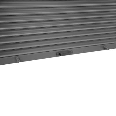 Volet roulant aluminium anthracite - ouverture manuelle - Fortia - l.100 x H.220 cm