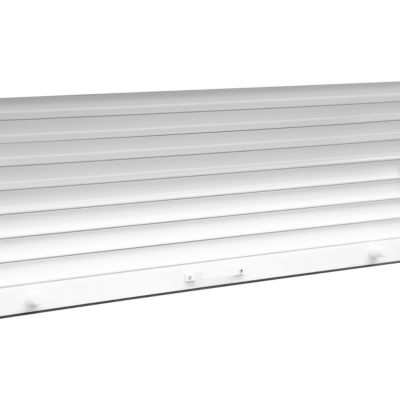 Volet roulant aluminium blanc - ouverture manuelle - Fortia - l.100 x H.220 cm