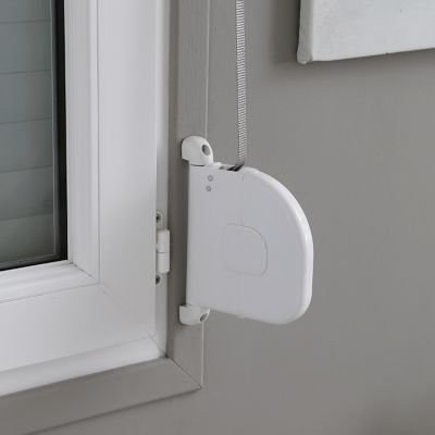 Volet roulant aluminium blanc - ouverture manuelle par sangle - Protecta - l.120 x H.135 cm