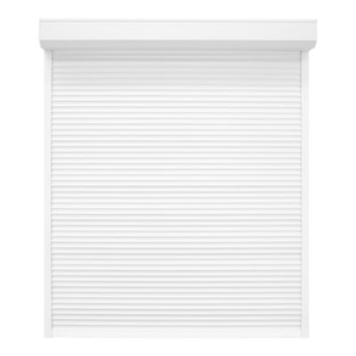 Volet roulant aluminium blanc - ouverture motorisée - Fortia - l.120 x H.135 cm