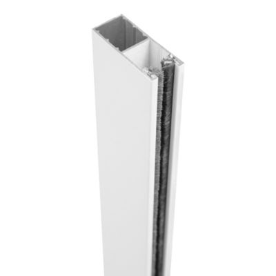Volet roulant aluminium blanc - ouverture motorisée - Fortia - l.120 x H.135 cm
