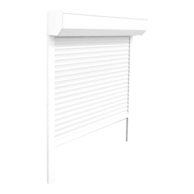 Volet roulant aluminium blanc - ouverture motorisée - Fortia - l.240 x H.215 cm