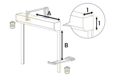 Volet Roulant Électrique Filaire - Alu Blanc - L120 x H220 cm - Motorise avec commande murale - Recoupable